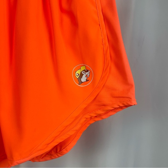 Buc-ees 2X XXL Vibrant Neon Orange Women's Athletic Shorts Running Active - Picture 3 of 6